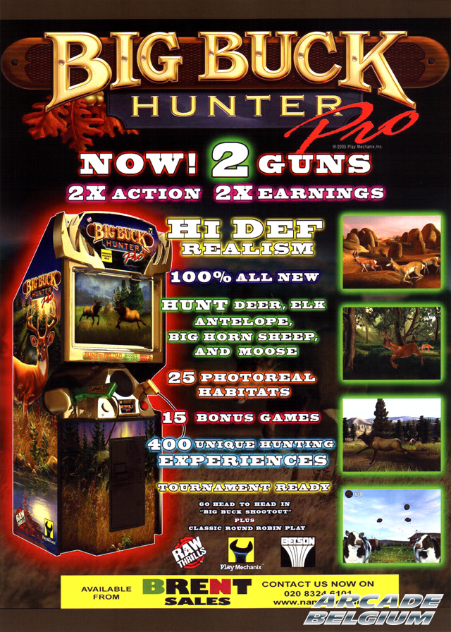 Big Buck Hunter Pro brochure