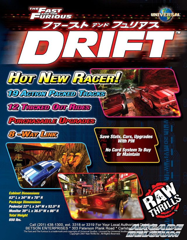 The Fast and the Furious Drift brochure side B