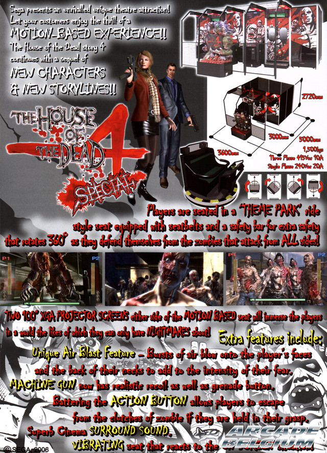 The House of the Dead 4 Special brochure side B