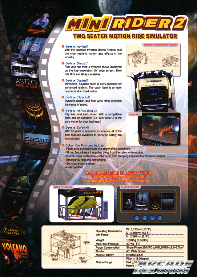 Mini Rider 2 brochure side B