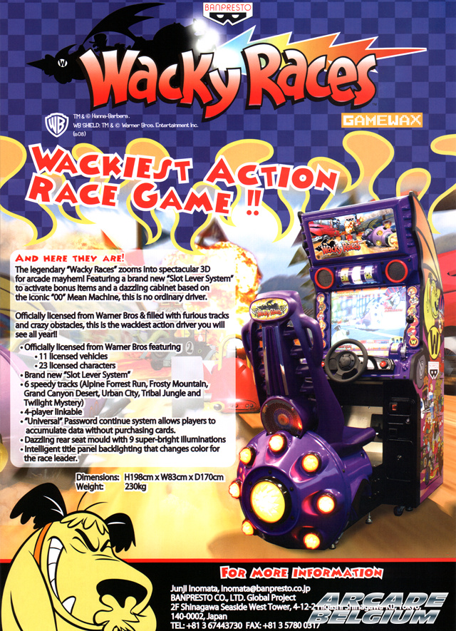 Wacky Races brochure