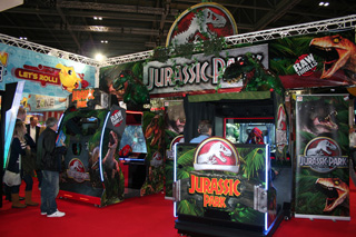 borne arcade jurassic park occasion