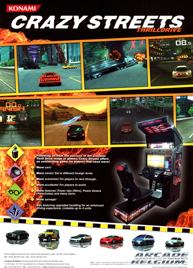 Crazy Streets - Thrill Drive brochure