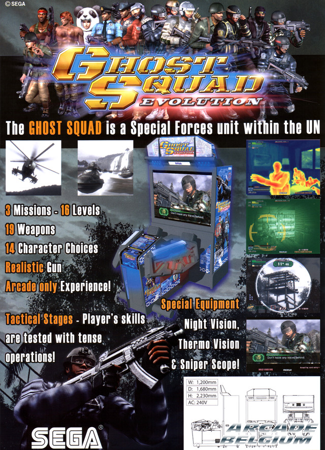 Ghost Squad Evolution brochure side B