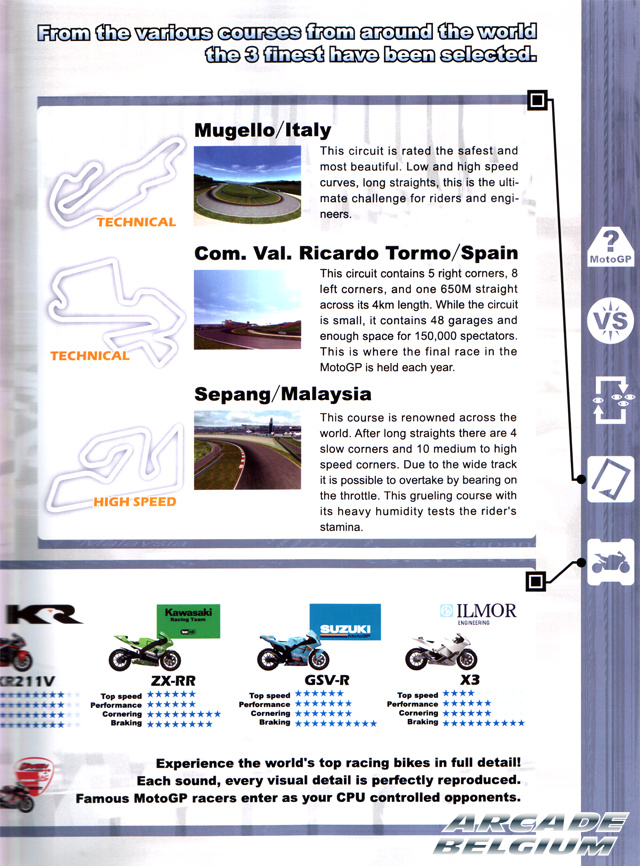 MotoGP brochure side C
