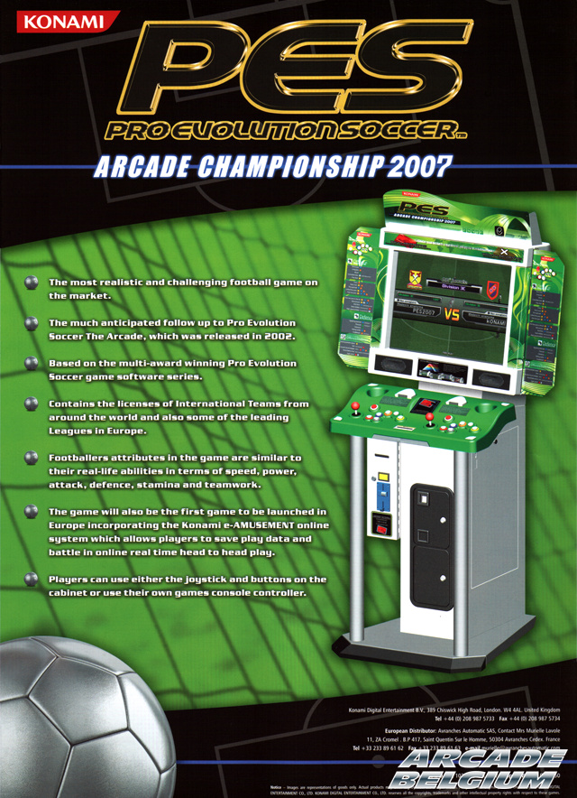 Pro Evolution Soccer - Arcade Championship 2007 brochure