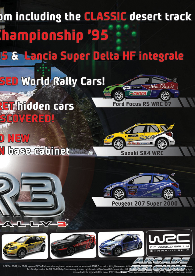 Sega Rally 3 brochure side C