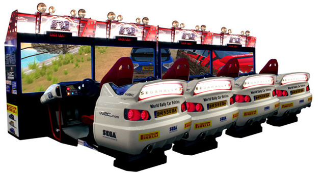 Sega Rally 3 cabinet