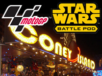 Play MotoGP and Star Wars Battle Pod in Belgium