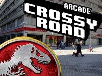 Play Jurassic Park Arcade and Crossy Road Arcade in Belgium